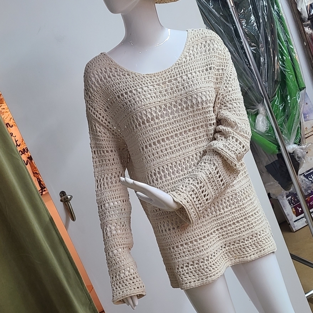 Crochet Knit Sweater